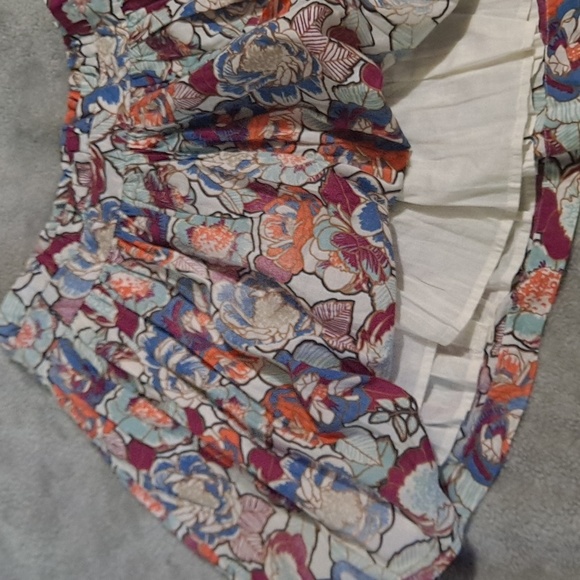 Vintage flower print summer/skater skirt - Picture 2 of 3
